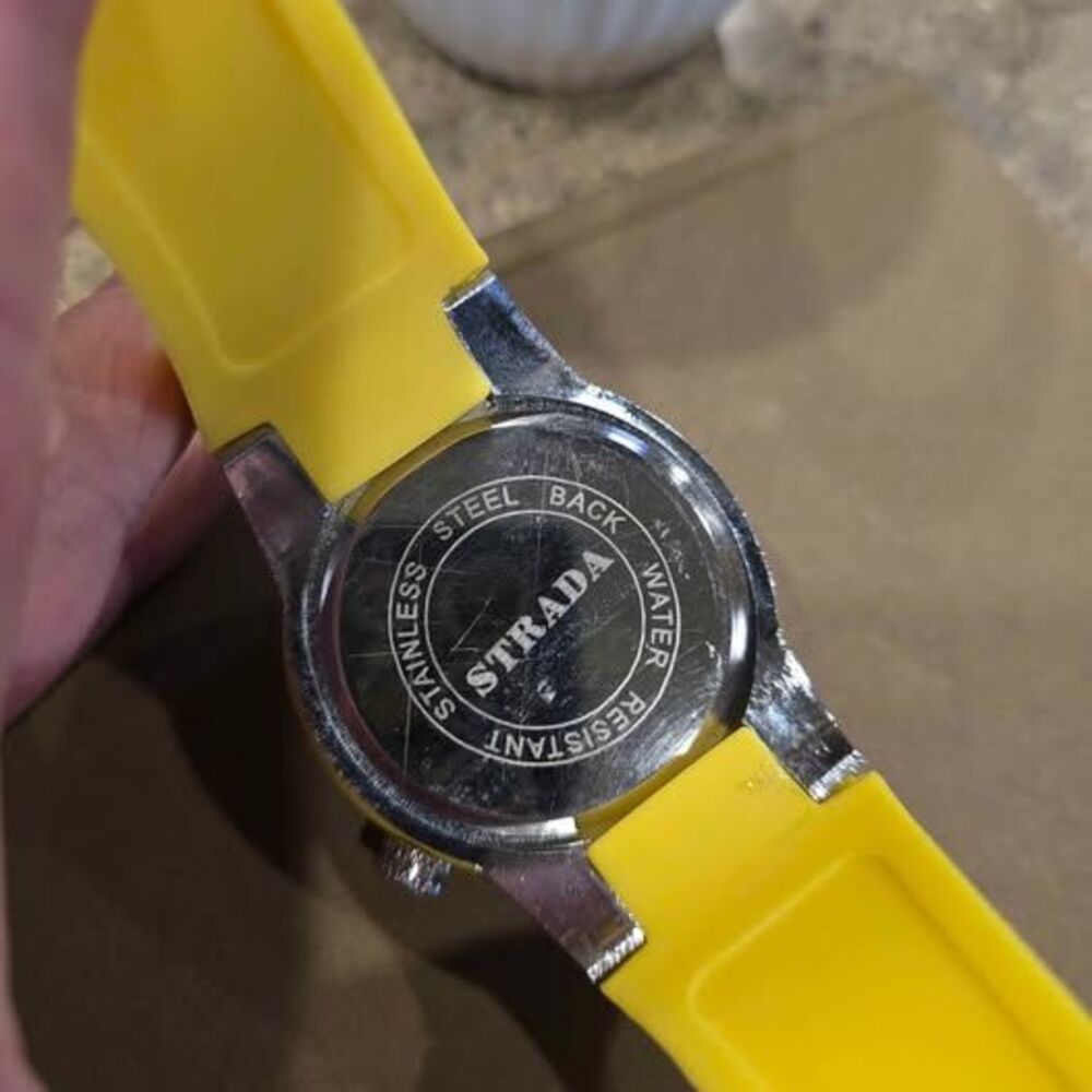 Strada Yellow Quartz Watch - Picture 3 of 7